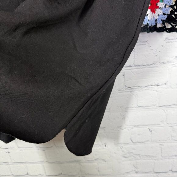 Knox Rose Tunic Dress Women XL Black Crochet Bell Sleeve Granny Hippie Festival - Picture 9 of 11